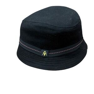 Michael Jackson Black Fedora Hat 100% Wool Official Product 2009 MJ